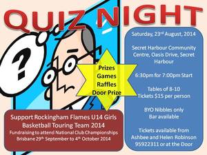 Rockingham Flames Quiz Night