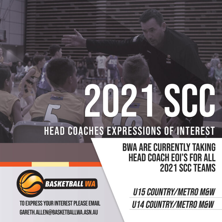 EXPRESSIONS OF INTEREST – 2021 SCC Head Coaches