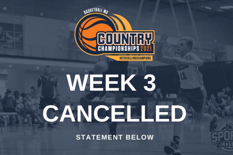 ANNOUNCEMENT – Week 3 BWA Country Championships Cancelled.  