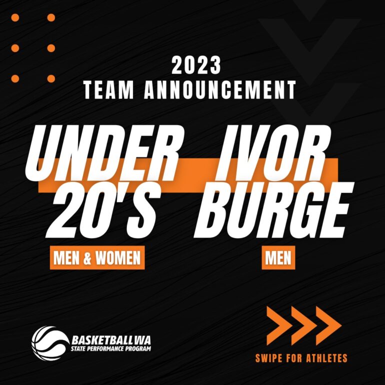 Announcement – U20 and Ivor Burge Teams 2023