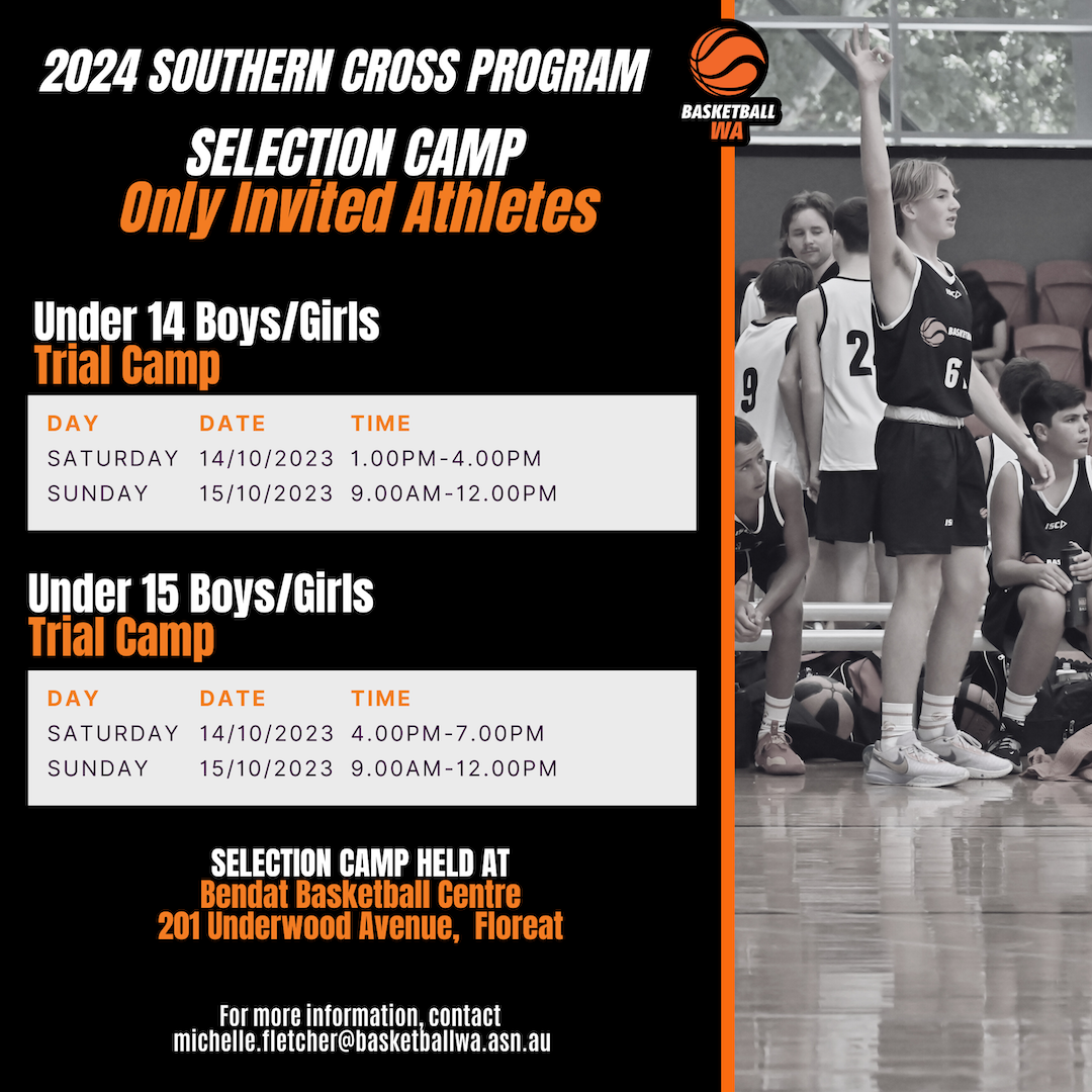 2024 Southern Cross Program Trial Dates Basketball WA   2024 Southern Cross Program Tile Trials Dates Selection Camp Invite Only Copy 