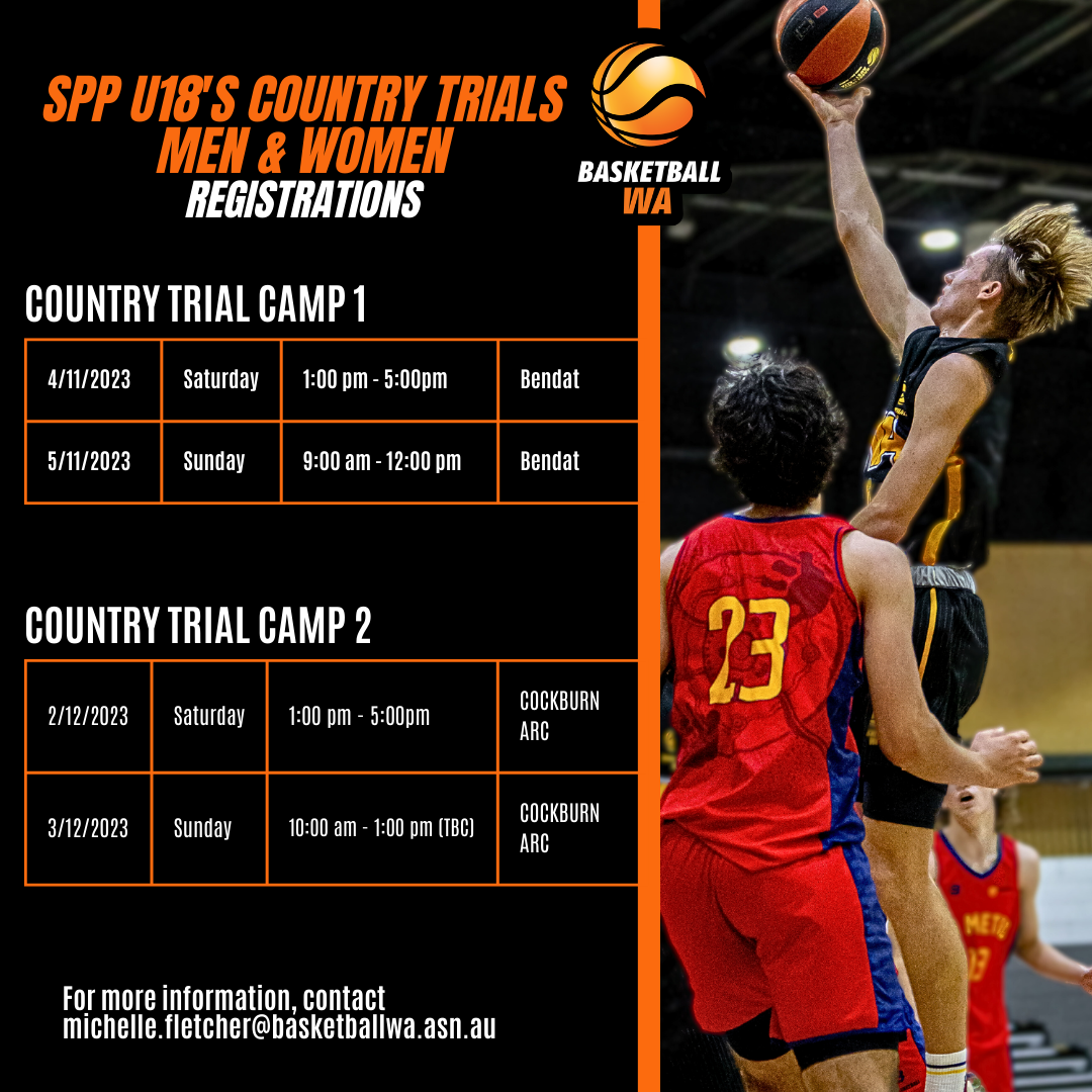 U18 – SPP Trials & Registration – Basketball WA